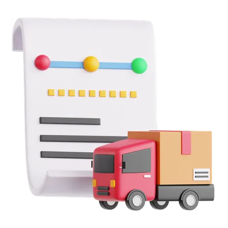 Delivery Tracking  3D Icon