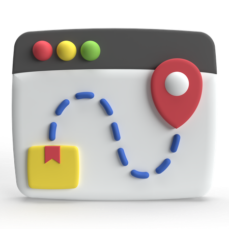 Delivery Tracking  3D Icon