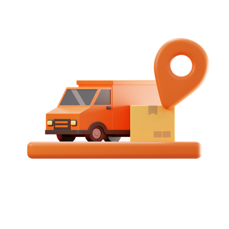Delivery Tracking  3D Icon