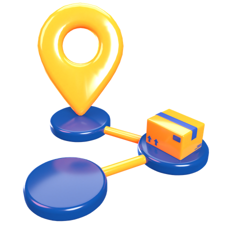 Delivery Tracking  3D Illustration