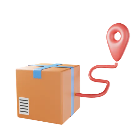 Delivery Tracking  3D Illustration