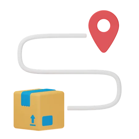 Delivery Tracking 3 D Delivery Service 3D Icon
