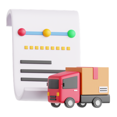 Delivery Tracking  3D Icon