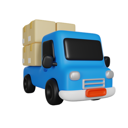 Delivery Truck  3D Icon