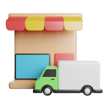 Delivery Truck  3D Icon