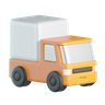 3d delivery-truck logo