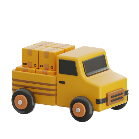 Delivery Truck  3D Icon