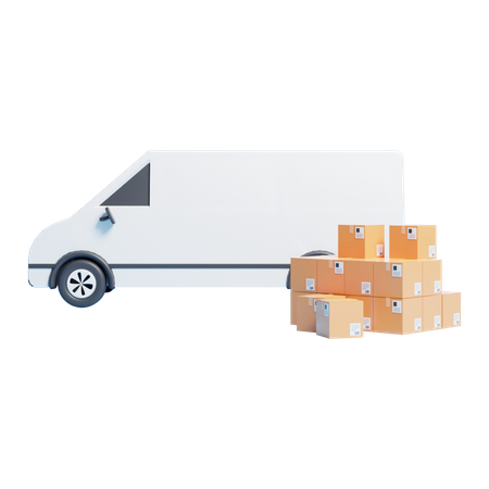 Delivery Truck  3D Icon