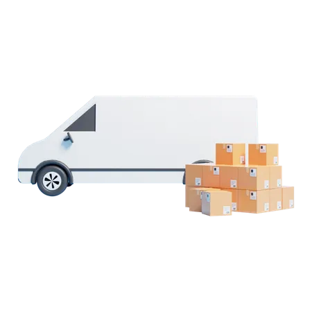 Delivery Truck  3D Icon