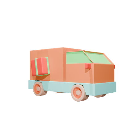 Delivery Truck  3D Icon