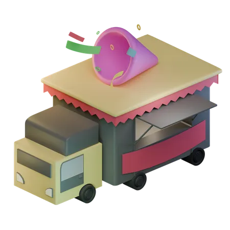 Delivery Truck  3D Icon