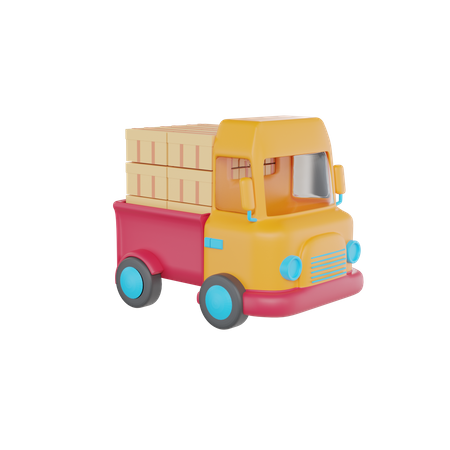 Delivery Truck  3D Icon