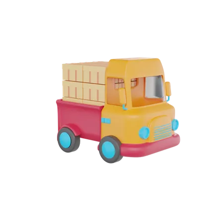 Delivery Truck  3D Icon