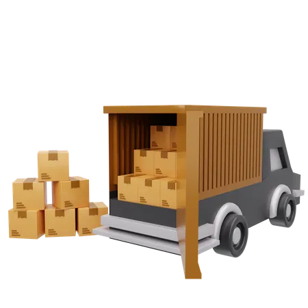 Delivery Truck  3D Icon