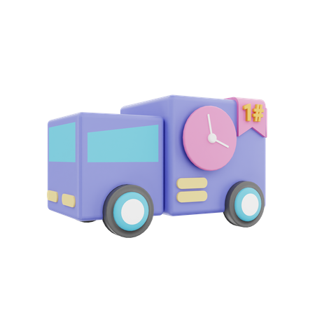 Delivery Truck  3D Icon