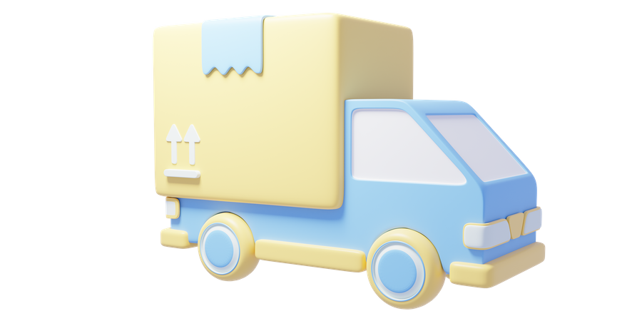 Delivery Truck  3D Icon