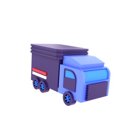 Delivery Truck  3D Icon