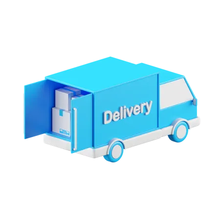 Delivery Truck  3D Icon