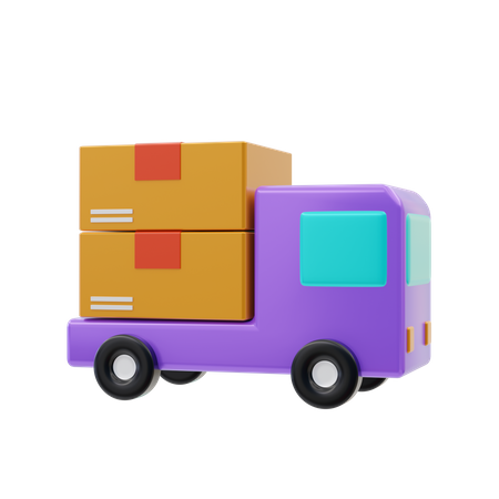 Delivery Truck  3D Icon