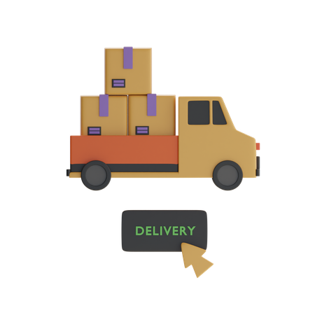 Delivery Truck  3D Icon