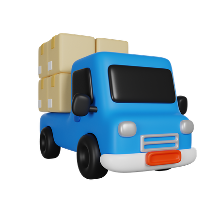 Delivery Truck  3D Icon