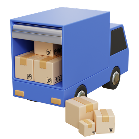 Delivery Truck  3D Icon