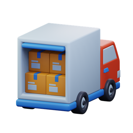 Delivery Truck  3D Icon