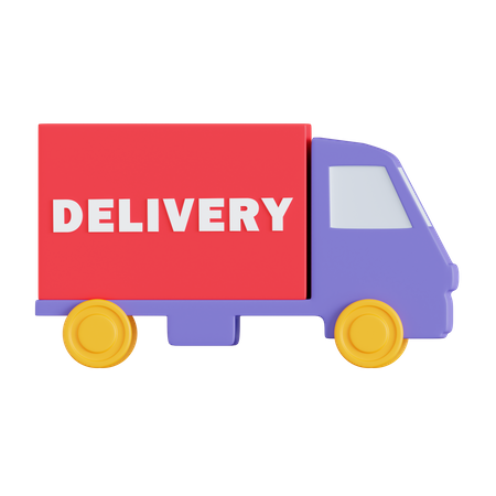 Delivery Truck  3D Icon