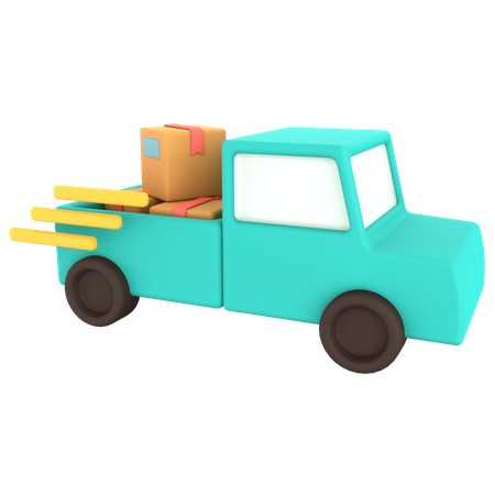 Delivery Truck  3D Icon