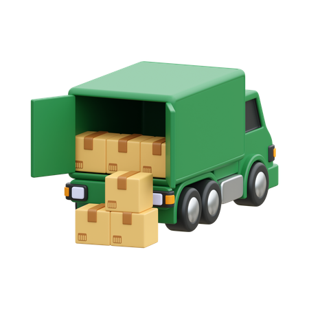 Delivery Truck  3D Icon