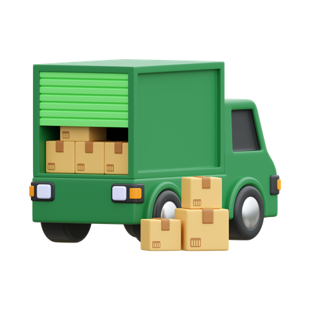 Delivery Truck  3D Icon