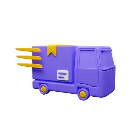 Delivery Truck  3D Icon