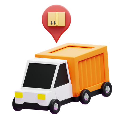 DELIVERY TRUCK  3D Icon