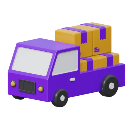 Delivery Truck  3D Icon