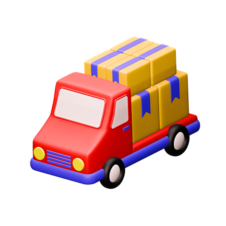 Delivery Truck  3D Icon