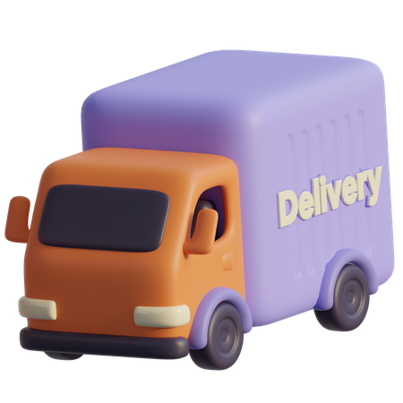 Delivery Truck  3D Icon