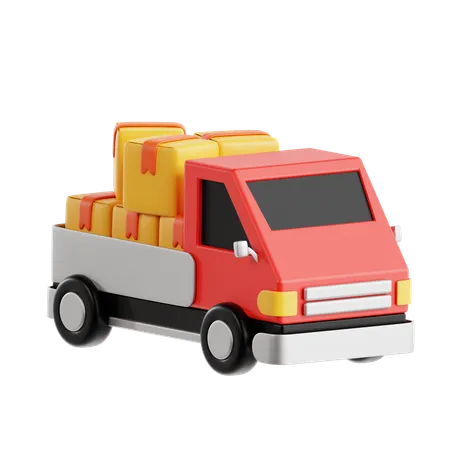 Delivery Truck  3D Icon