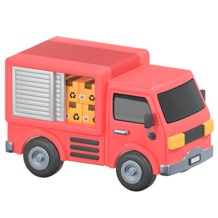 Delivery Truck  3D Icon