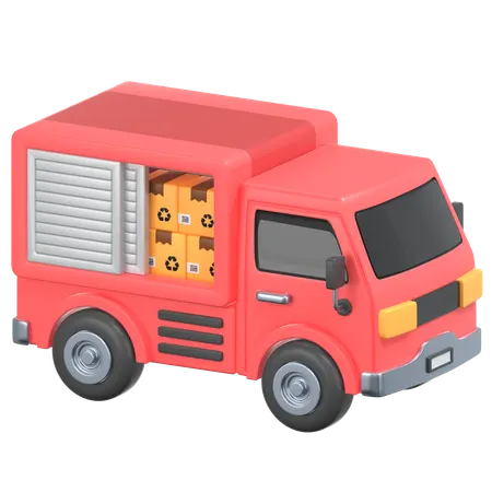 Delivery Truck  3D Icon