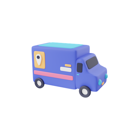 Delivery Truck  3D Icon