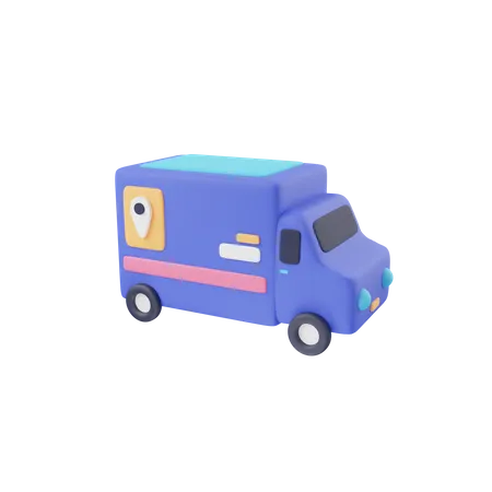 Delivery Truck  3D Icon