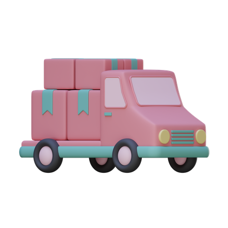 Delivery Truck  3D Icon