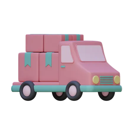 Delivery Truck  3D Icon