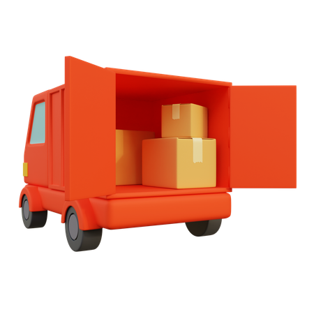 Delivery Truck  3D Icon