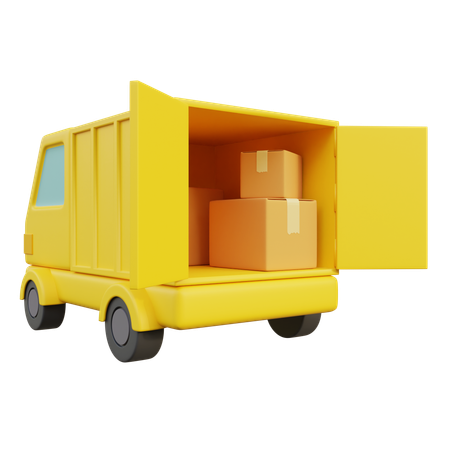 Delivery Truck  3D Icon