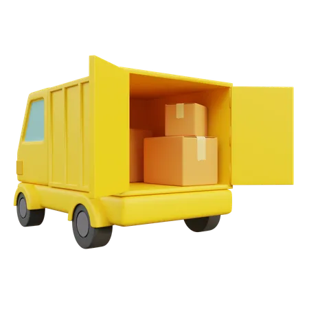 Delivery Truck  3D Icon