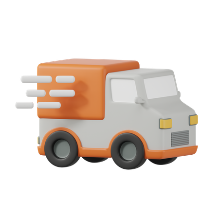 Delivery Truck  3D Icon