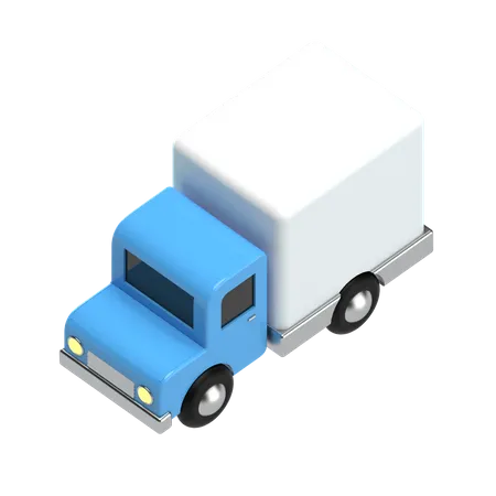 Delivery Truck  3D Illustration