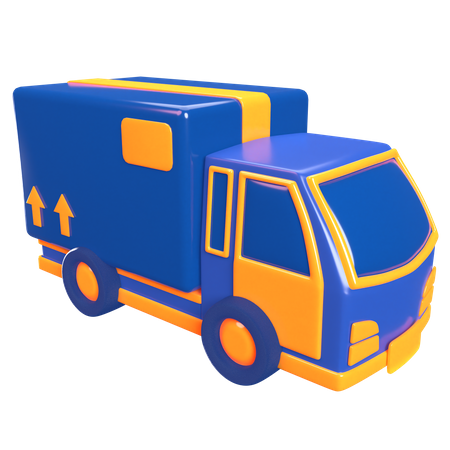 Delivery Truck  3D Illustration