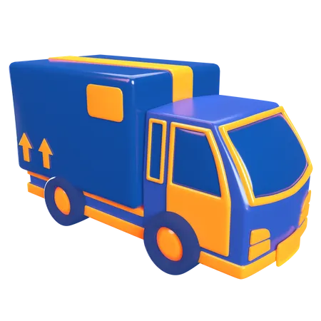 Delivery Truck  3D Illustration